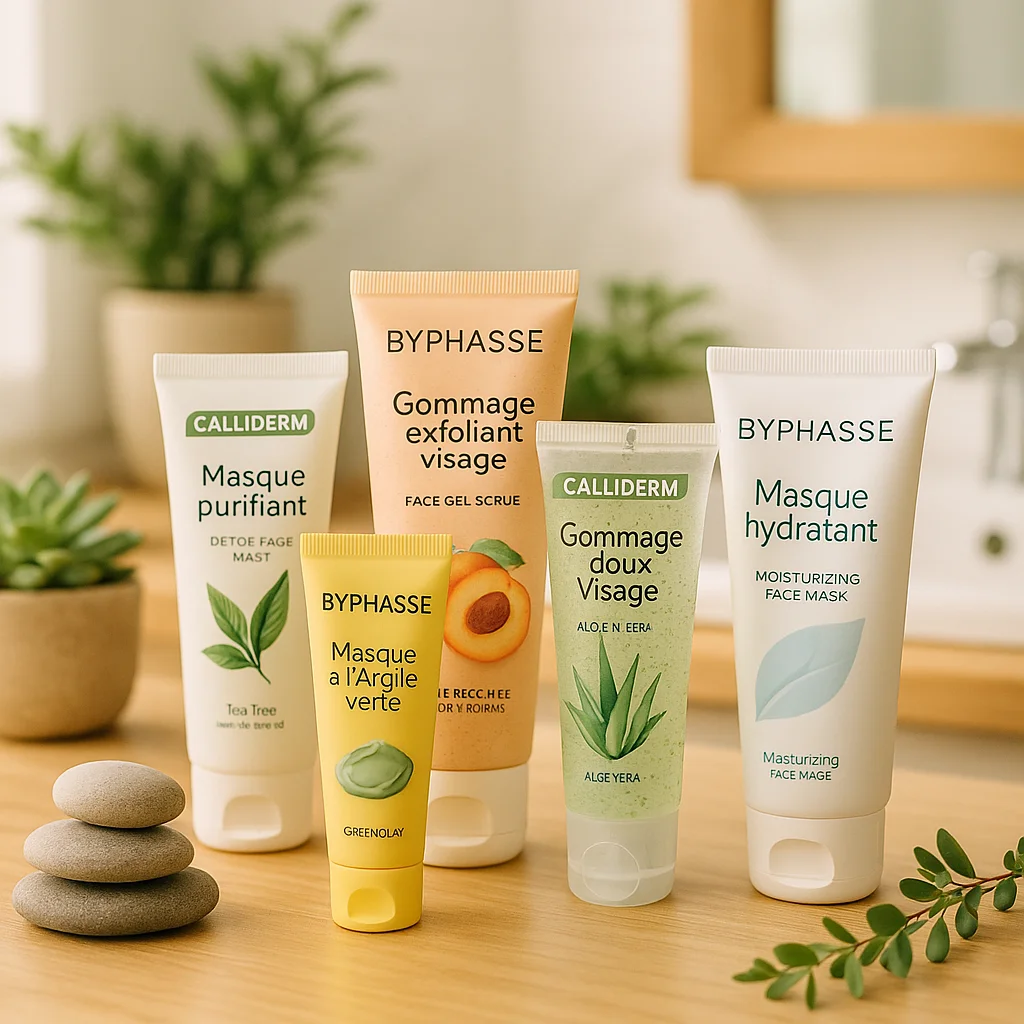 Masques Visages et Gommage : Byphasse ou Calliderm ?