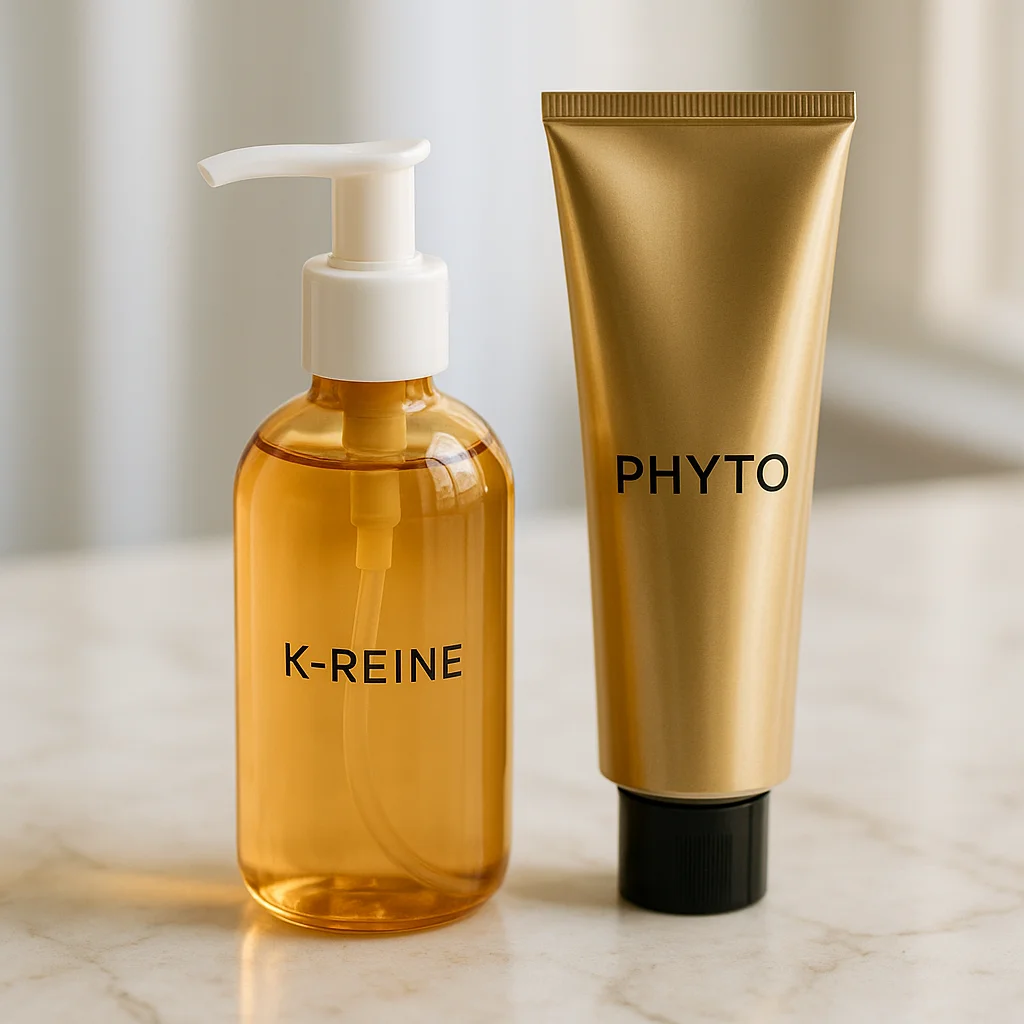 Masque pour Cheveux Colorés : K-Reine vs Phyto