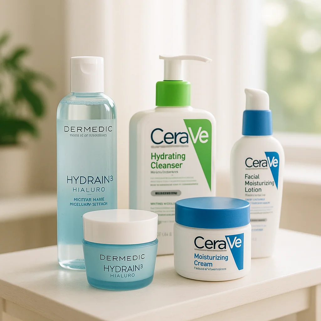 Hydratants pour Peau Grasse : Dermedic vs CeraVe