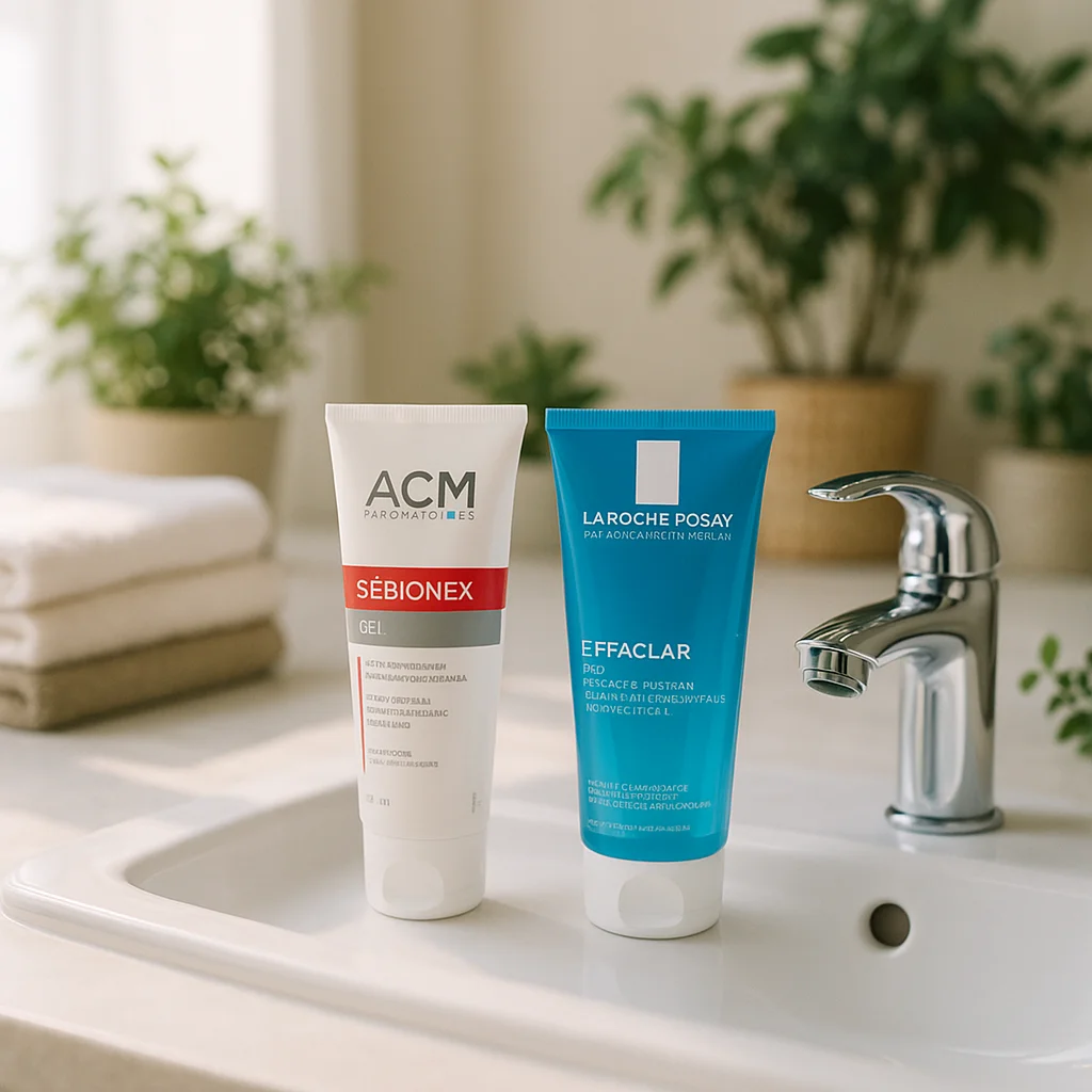 Acm Sebionex vs La Roche-Posay Effaclar : Quel gel nettoyant choisir ?