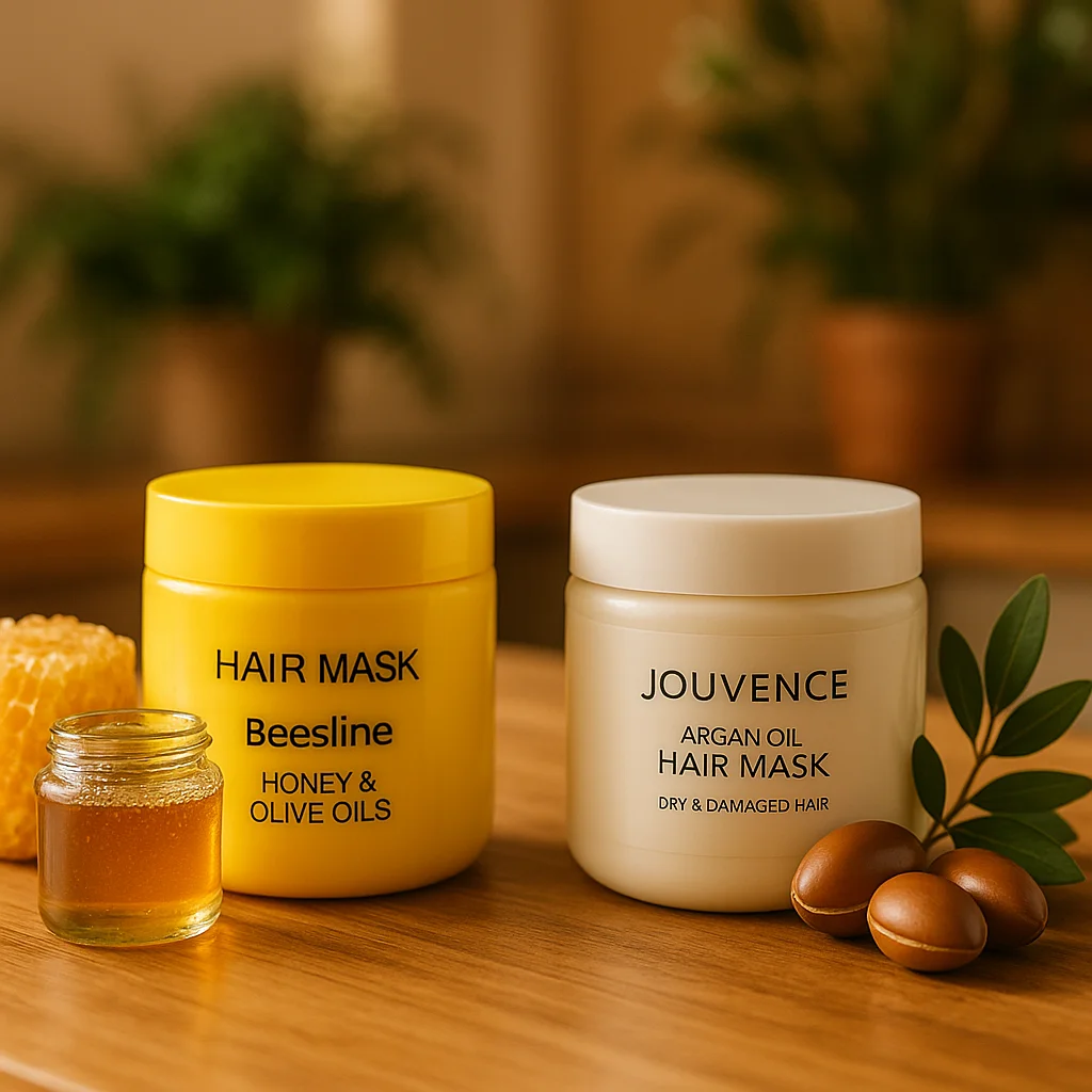 Masques pour Cheveux Secs : Beesline vs Jouvence, Comparatif