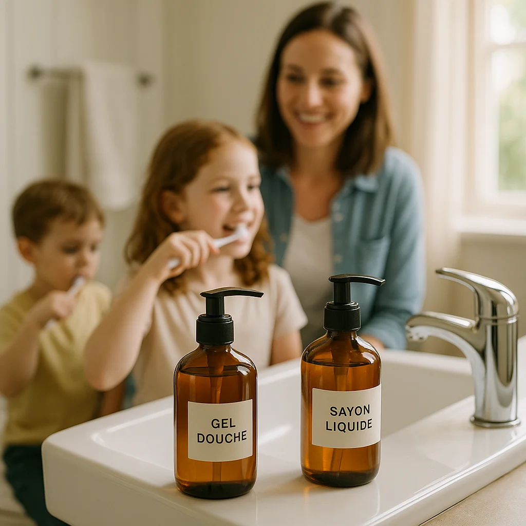 Gel Douche & Savon Liquide : le partage en famille