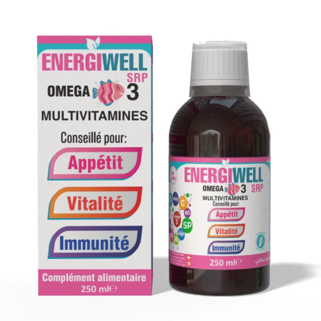 ENERGIWELL OMEGA 3 SIROP 250ML