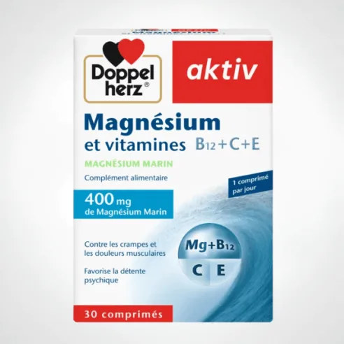 AKTIV MAGNESIUM VITAMINES C+E 30 COMPRIMES