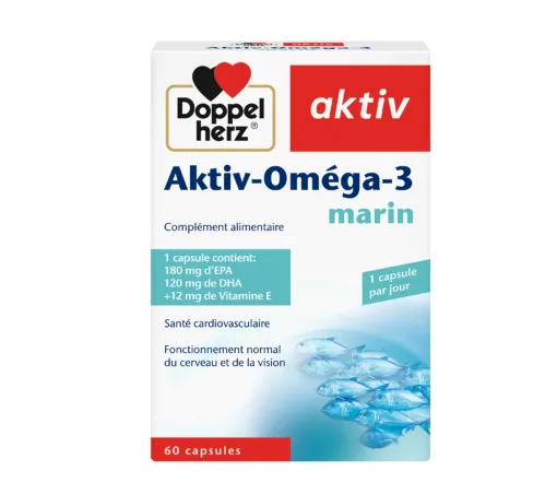 AKTIV OMEGA 3 MARIN 60 CAPSULES CURE 2 MOIS