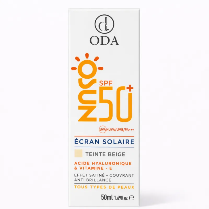 ODA OSUN ECRAN SOLAIRE TEINTE BEIGE SPF50+ 50ML