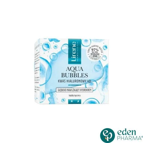 LIRENE AQUA BUBBLES HYDRO-CREME JOUR ET NUIT 50ML