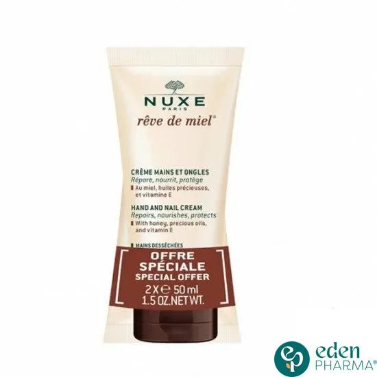 NUXE REVE DE MIEL CREME MAINS 50 ML X2 -40%