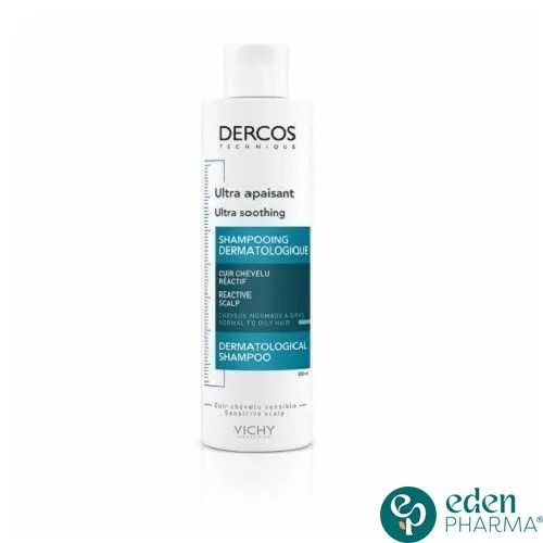 VICHY DERCOS SHAMPOOING ULTRA APAISANT CHEVEUX GRAS 200ML