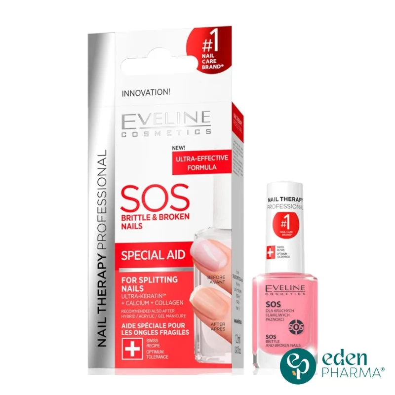 EVELINE NAIL SOS POUR ONGLES FRAGILES 12 ML