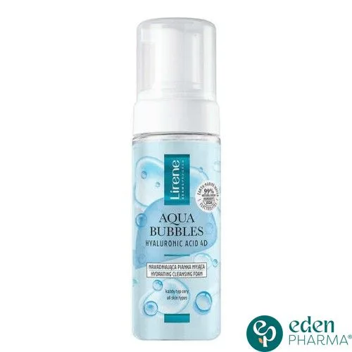 LIRENE AQUA BUBBLES MOUSSE NETTOYANTE,150ML