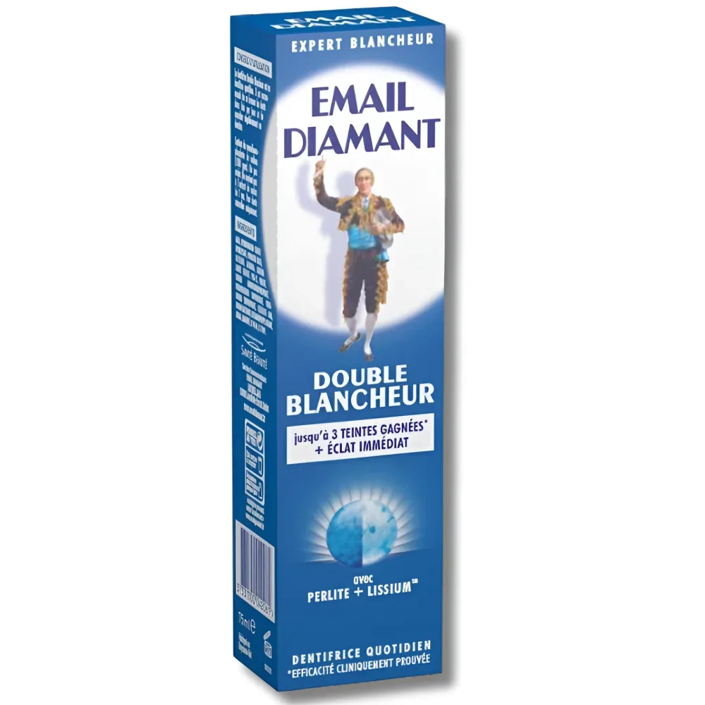 EMAIL DIAMANT DENTIFRICE DOUBLE BLANCHEUR 75 ML