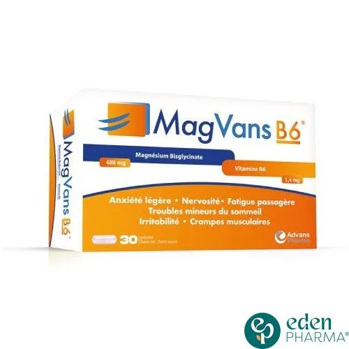ADVANS PHARMA MAGVANS B6 30 GELULES