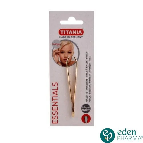 TITANIA PINCE A EPILER DORE 1074/GG
