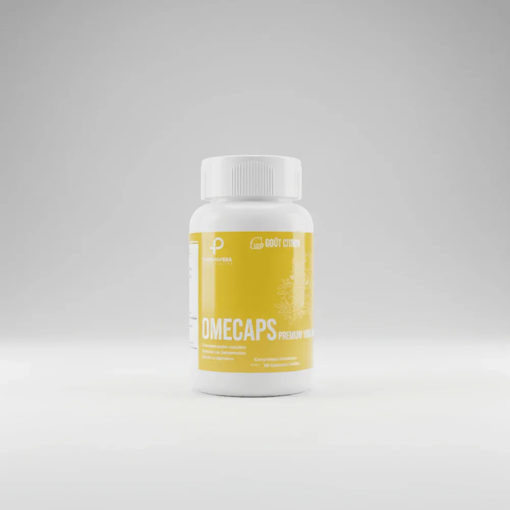 PHARMAVERA OMECAPS PREMIUM 30 CAPSULES MOLLES GOÛT CITRON