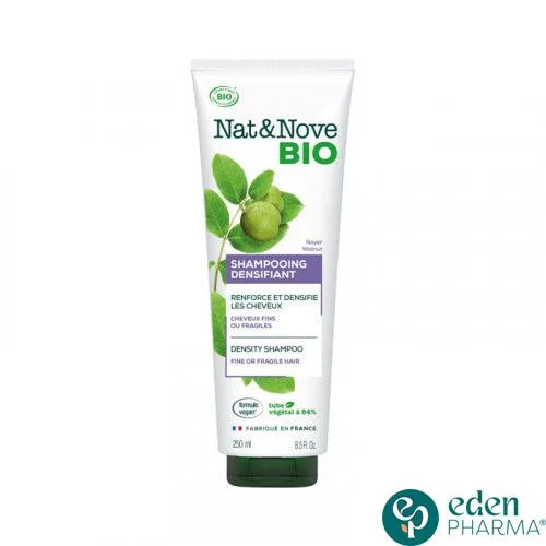 NAT&NOVE BIO SHAMPOOING DENSIFIANT A L'EXTRAIT DE NOYER 250ML