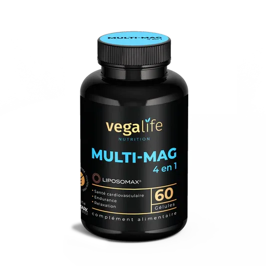 VEGALIFE MULTI-MAG 4EN1 60 GELULES 