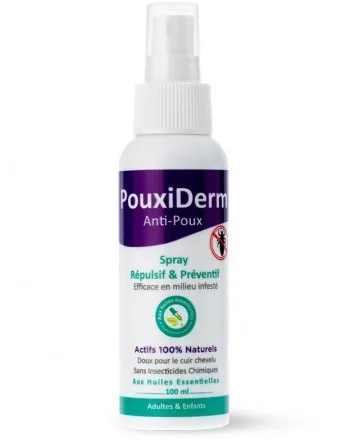 INODERMA POUXIDERM SPRAY REPULSIF PREVENTIF ANTI-POUX 100ML