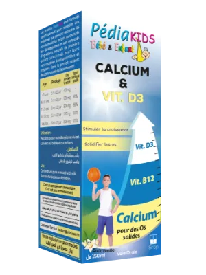 PEDIAKIDS CALCIUM & VIT D3 150ML