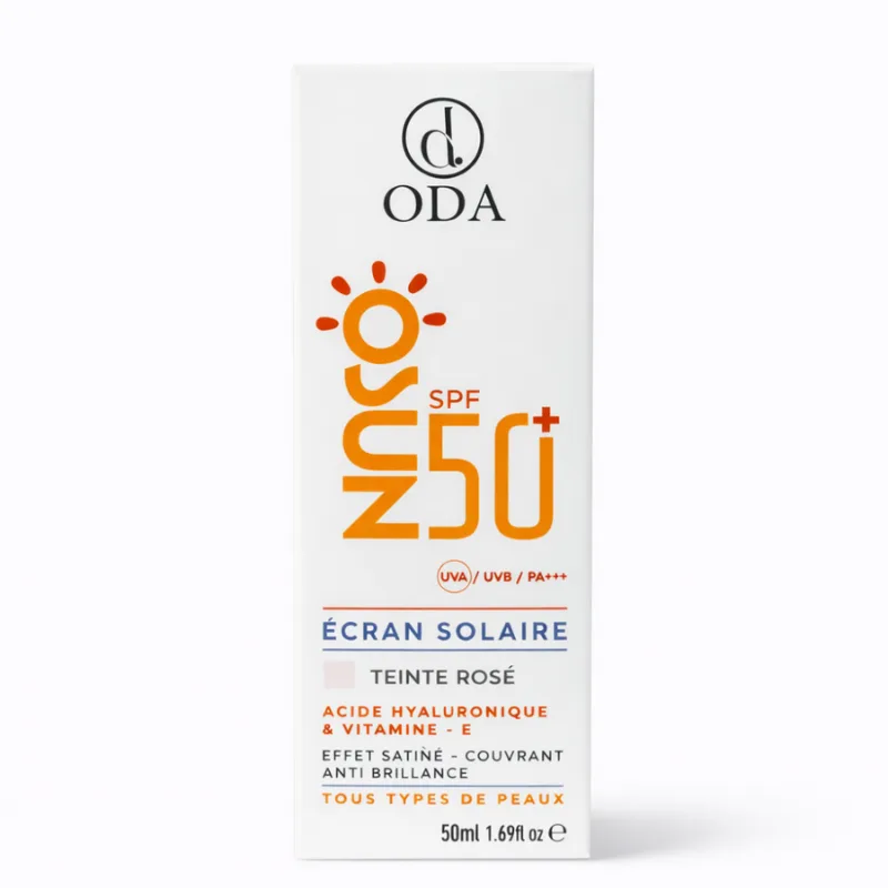 ODA OSUN ECRAN SOLAIRE TEINTE ROSE SPF50+ 50ML