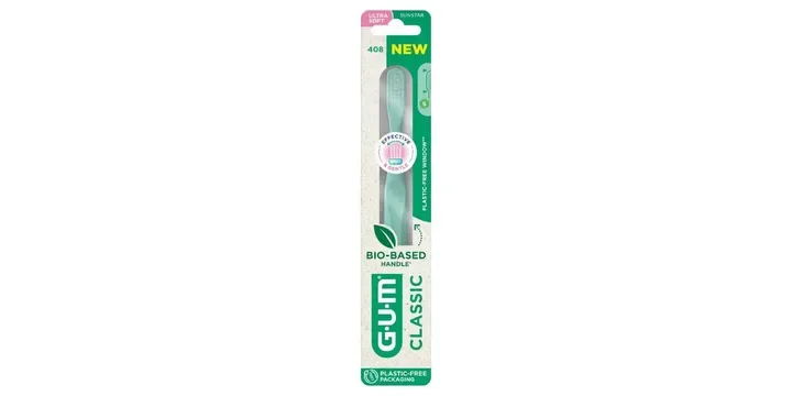 GUM CLASSIC BROSSE A DENT EXTRA SOUPLE BIO 408