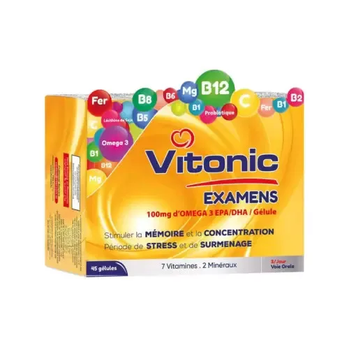 VITAL VITONIC EXAMENS - 45 GELULES