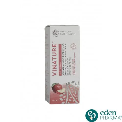 NATURALYA VINATURE VINAIGRE DE CIDRE GOUT NATUREL 250ML