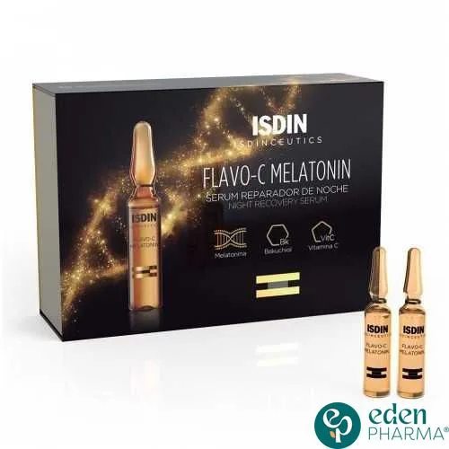 ISDINCEUTICS FLAVO-C MELATONIN SERUM REPARATEUR NUIT 10 UNIDOSES DE 2ML