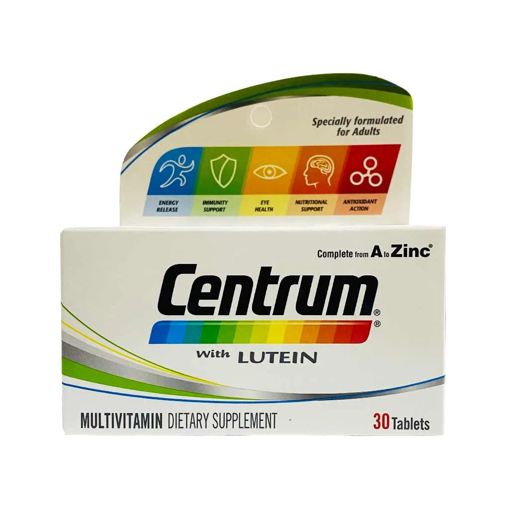 CENTRUM WITH LUTEIN 30 TABLETS