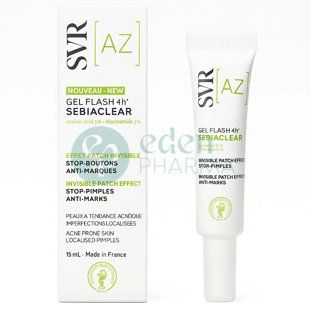SVR SEBIACLEAR GEL FLASH 4H EFFET PATCH INVISIBLE 15ML