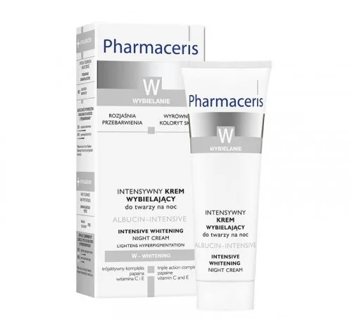 PHARMACERIS W ALBUCIN INTENSIVE CREME DE NUIT ECLAIRCISSANTE 30ML