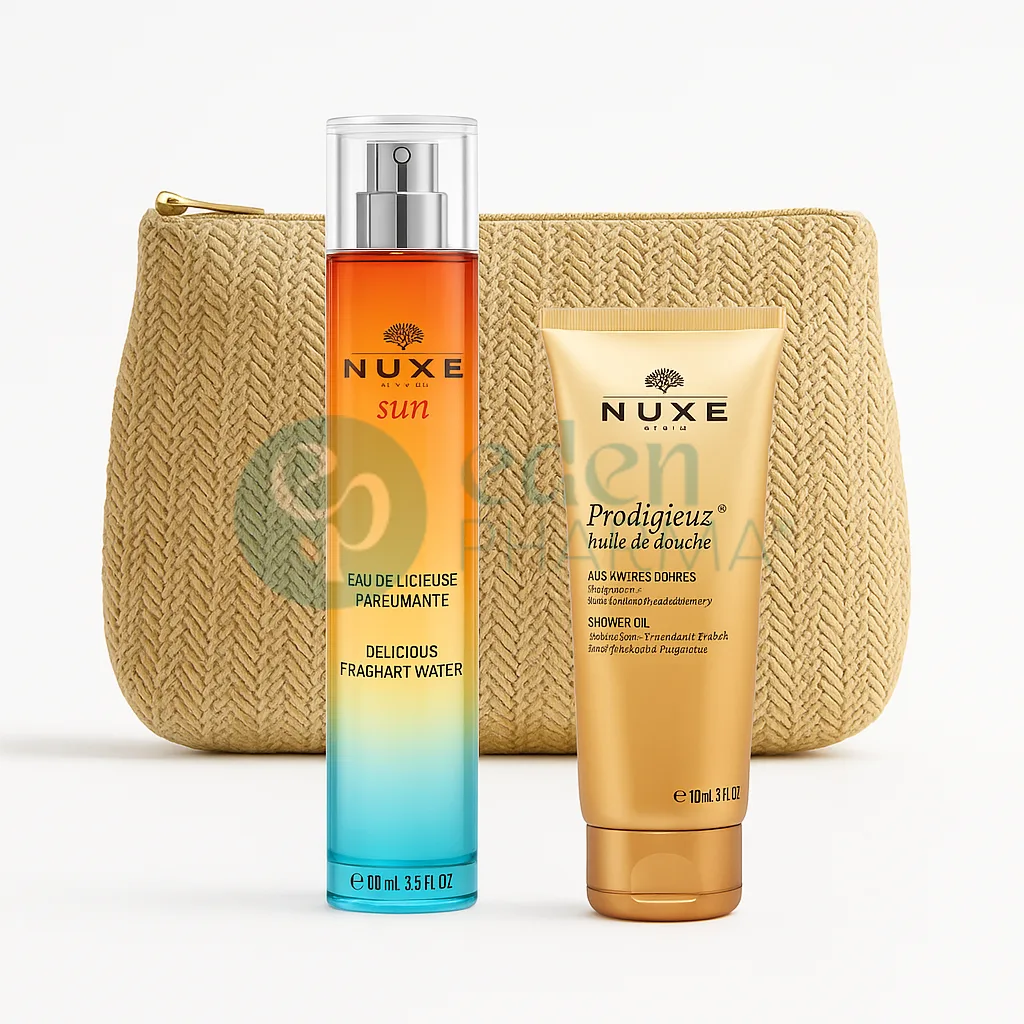 NUXE TROUSSE SUN EAU DÉLICIEUSE PARFUMANTE 100ML + HUILE DE DOUCHE 200ML GRATUIT