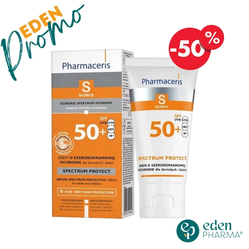 PHARMACERIS ECRAN HAUTE PROTECTION SPF50+ INVISIBLE 50ML -50%