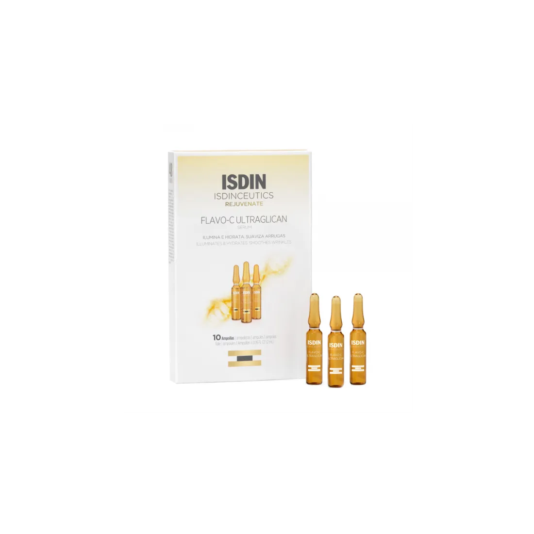 ISDINCEUTICS FLAVO-C ULTRAGLICAN SERUM ANTIOXYDANT JOUR 10 UNIDOSES DE 2ML