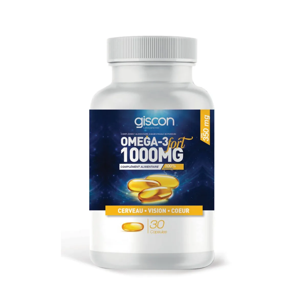 GISCON OMEGA 3 FORT 1000MG 30 CAPSULES
