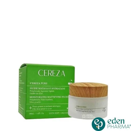 CEREZA PURE CREME DE NUIT FLUIDE MATIFIANT & HYDRATANTE 50ML