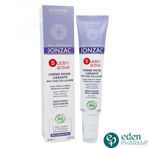JONZAC SUBLIMACTIVE CREME RICHE LISSANTE ANTI-AGE 40ML