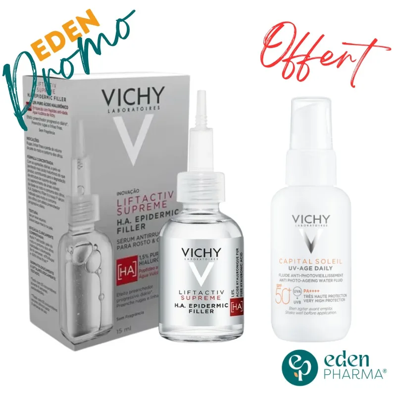 VICHY LIFTACTIV SERUM HA FILLER RIDES FERMETE + UV DAILY SPF50+ & SERUM 89 OFFERTE