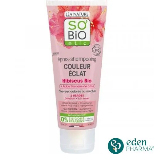 SO'BIO APRES-SHAMPOOING CHEVEUX COLORES OU MECHES 200ml