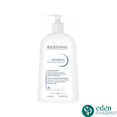 BIODERMA ATODERM INTENSIVE GEL MOUSSANT ULTRA APAISANT 1L