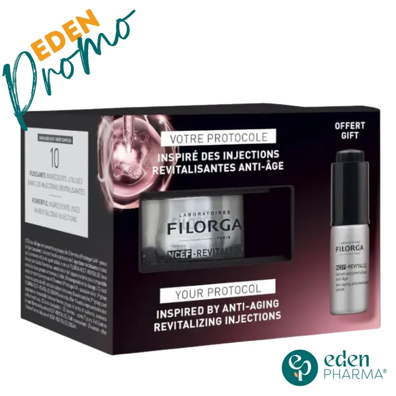 FILORGA NCEF-REVITALIZE CREME POLYREVITALISANTE 50ML + SERUM ANTI-AGE 5ML GRATUIT