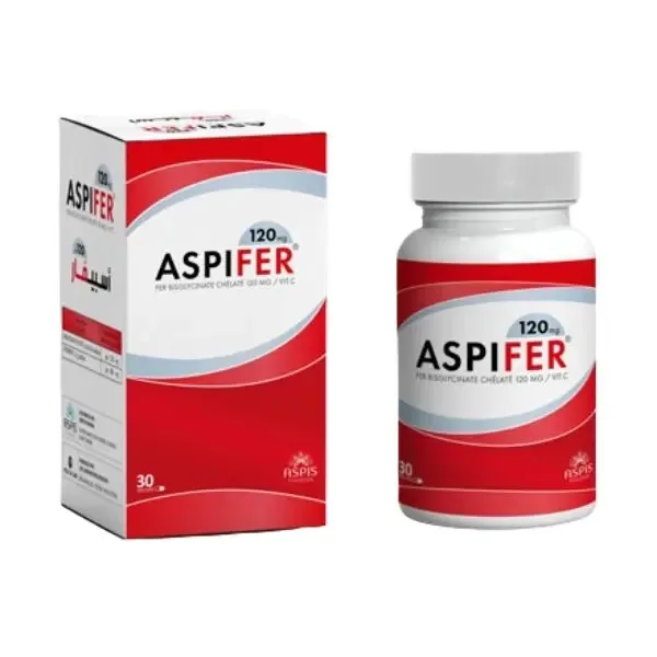 ASPIFER 120MG BT 30 GELLULES