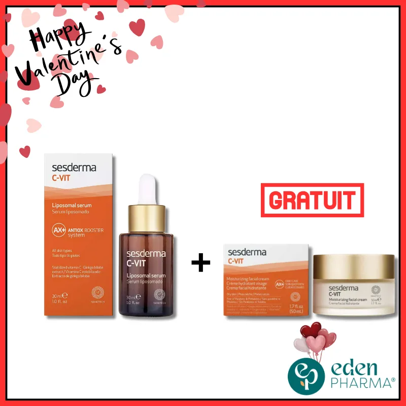 SESDERMA SERUM C-VIT + SESDERMA CREME C-VIT GRATUIT