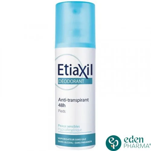 ETIAXIL DEODORANT PIEDS ANTI-TRANSPIRANT 48H 100ML (Bleu)