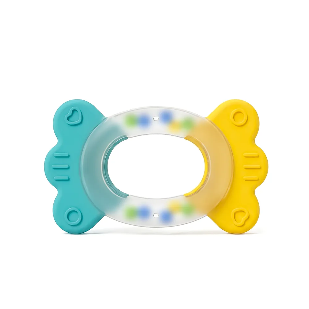 BABY PUR ANNEAU DE DENTITION HOCHET PAPILLON REF BD10302