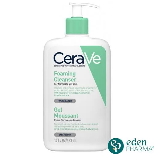 CERAVE GEL MOUSSANT PEAUX NORMALES A GRASSES 236 ML