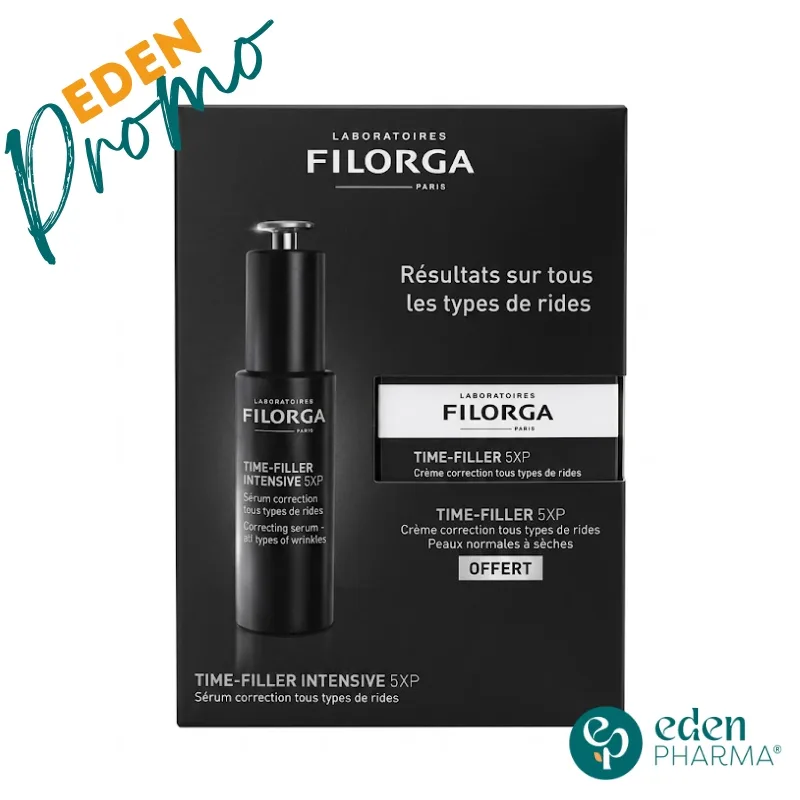 FILORGA COFFRET TIME FILLER SERUM INTENSIVE 5XP + CREME 5XP OFFERT