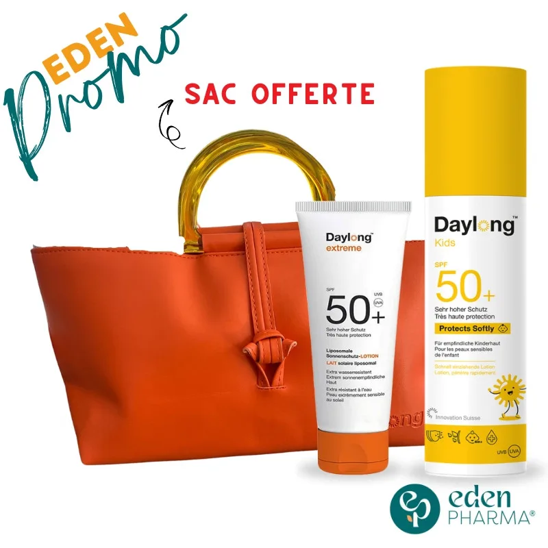 DAYLONG PROTECTION KIDS ET ADULTE 50ML + UN SAC OFFERT