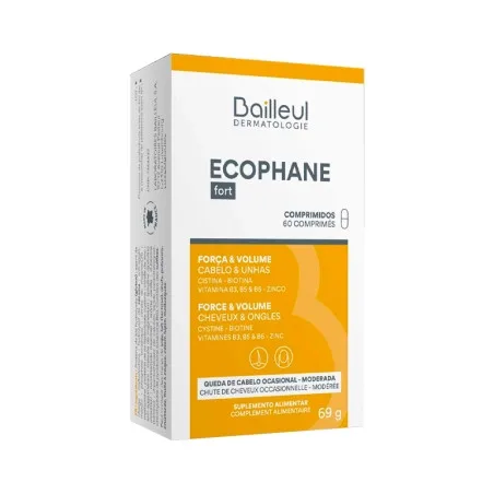 ECOPHANE BIORGA CHEVEUX ET ONGLES 60 COMPRIMES