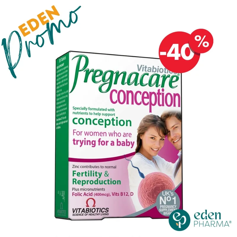 VITABIOTICS PREGNACARE CONCEPTION 30 COMPRIMES